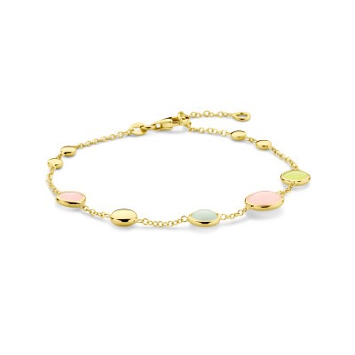 14-karaat-gouden-edelsteen-armband-met-ronde-kwarts-elementen-lengte-17-19-cm