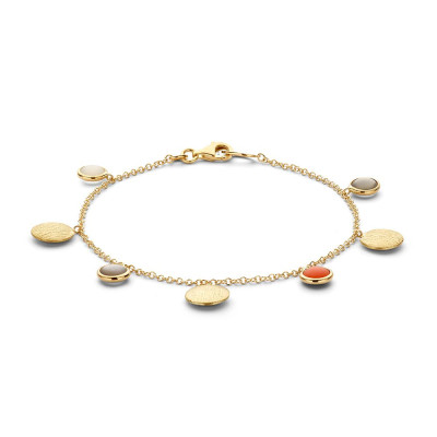 14-karaat-gouden-edelsteen-armband-met-witte-oranje-en-bruine-maansteen-lengte-19-cm