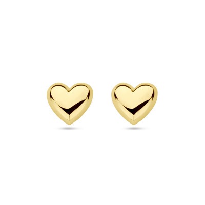 14-karaat-gouden-en-glanzende-hartjes-oorknopjes-6-5-mm-x-7-mm