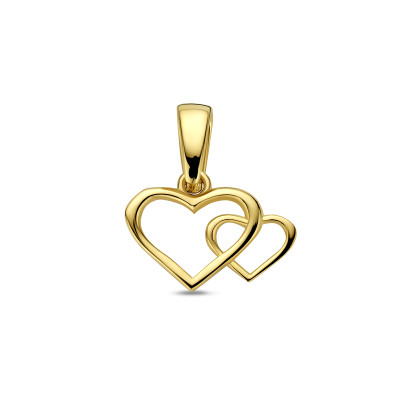 14-karaat-gouden-hanger-met-dubbele-open-hartjes-12-mm-breed-hoogte-14-mm