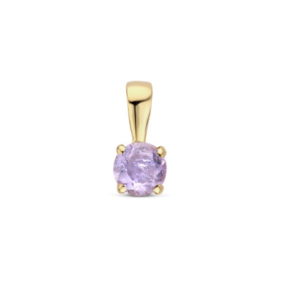 14-karaat-gouden-hanger-met-paarse-ronde-amethist-4-mm-breed-hoogte-9-mm