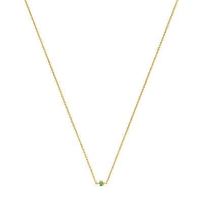 14-karaat-gouden-ketting-met-een-ronde-smaragd-hanger-3-3-mm-lengte-41-43-45-cm
