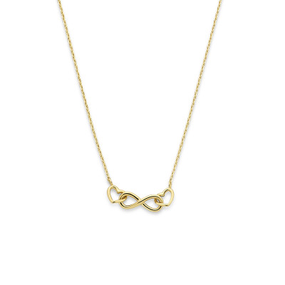 14-karaat-gouden-ketting-met-hanger-hart-en-infinity-0-8-mm-breed-lengte-40-42-44-cm