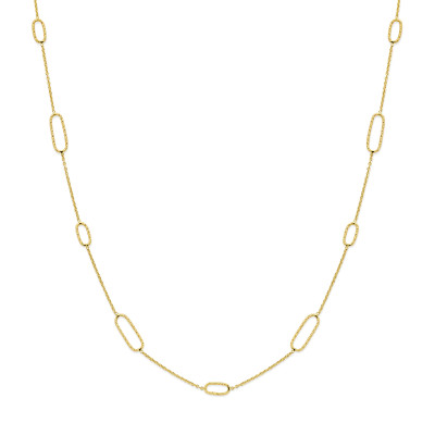 14-karaat-gouden-ketting-met-ovale-gediamanteerde-schakels-in-diverse-groottes-lengte-45-cm