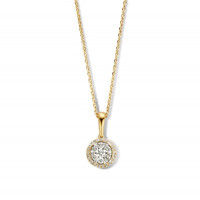 14-karaat-gouden-ketting-met-ronde-en-halo-diamanten-lengte-40-45-cm