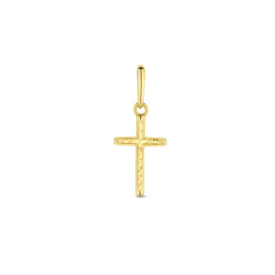 14-karaat-gouden-kruis-hanger-gediamanteerd-17-x-7-mm
