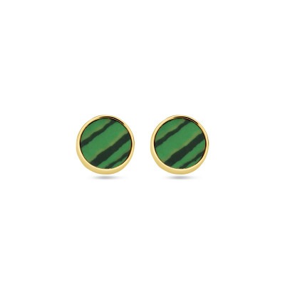 14-karaat-gouden-oorknopjes-met-groene-malachiet-7-mm