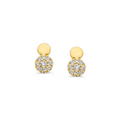 14-karaat-gouden-oorknopjes-met-rondjes-en-diamant-0-12-crt-4-5-mm-breed-hoogte-7-5-mm