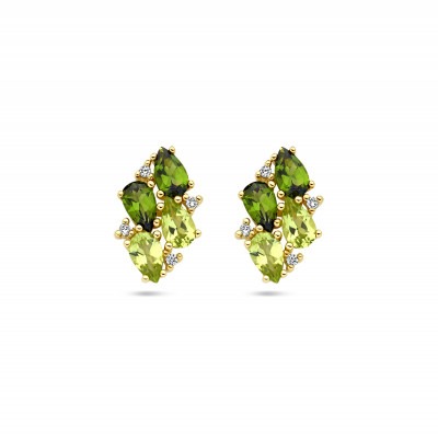 14-karaat-gouden-oorknoppen-met-groen-toermalijn-peridoot-en-diamant-0-05-crt-8-mm-x-13-mm