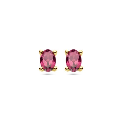 14-karaat-gouden-oorknoppen-ovaal-met-roze-rode-rhodoliet-4-mm-x-6-mm