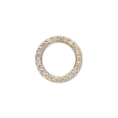 14-karaat-gouden-open-roned-hanger-met-diamant-diameter-17-5-mm