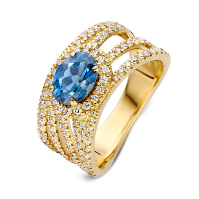 14-karaat-gouden-ring-met-blauwe-topaas-1-47-crt-en-diamanten-0-59-crt-10-mm-breed
