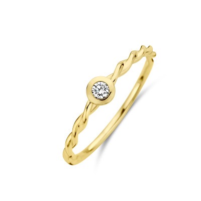14-karaat-gouden-ring-met-gevlochten-schakel-en-solitaire-diamant-0-06-crt