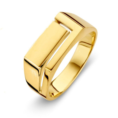 14-karaat-gouden-ring-met-glanzend-rechthoekig-element-8-mm-breed