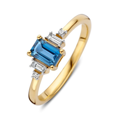 14-karaat-gouden-ring-met-london-blue-topaas-0-60-crt-diamant-0-11-crt-6-5-mm-breed