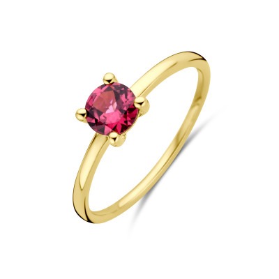 14-karaat-gouden-ring-met-ronde-roze-rode-rhodoliet
