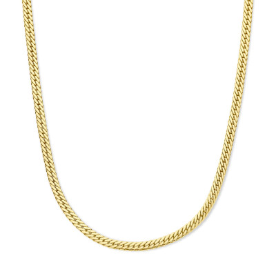 14-karaat gouden schakelketting gourmet 5.5 mm - Lengte 45 cm