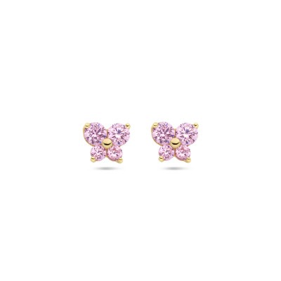14-karaat-gouden-vlinder-oorbellen-met-roze-zirkonia-4-5-mm-x-5-5-mm