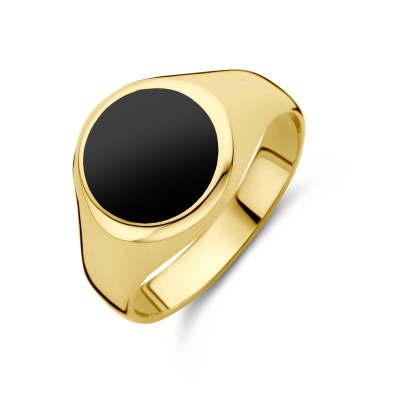 14-karaat-gouden-zegelring-met-glanzende-onyx-steen-11-mm-breed