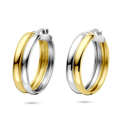 bicolor-dames-oorringen-met-zilveren-en-goudkleurige-ring-6-mm-breed-hoogte-23-mm