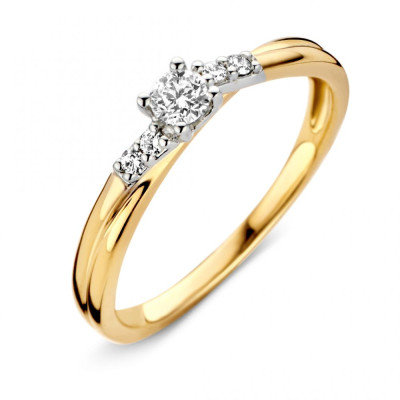 bicolor-damesring-met-vijf-diamanten-0-22-crt