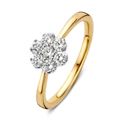 bicolor-entouragering-met-gladde-scheen-en-diamant-0-51-crt