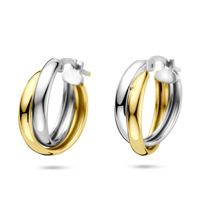 bicolor-oorringen-met-gekruiste-zilveren-en-gold-plated-baan-6-5-mm-breed-hoogte-19-5-mm
