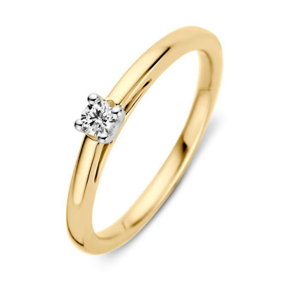 bicolor-solitairring-geel-en-witgoud-met-diamant-0-10-crt
