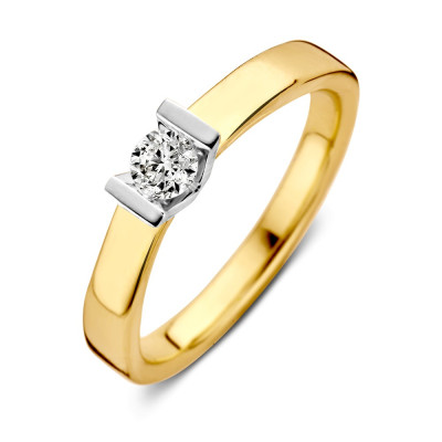 bicolor-solitairring-met-diamant-in-v-zetting-0-20-crt