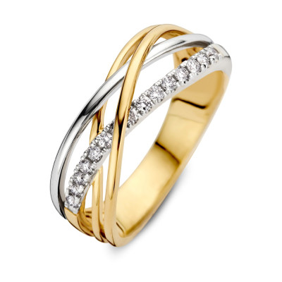 crossover-ring-met-twee-gouden-en-witgouden-banen-met-diamanten-0-20-crt