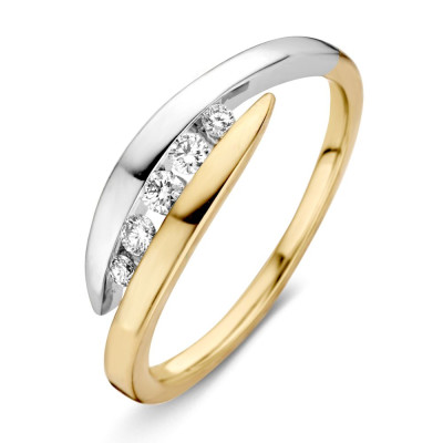 elegante-pave-crossover-ring-van-14-karaat-bicolor-goud-met-diamanten-in-moderne-kruisende-vorm-0-16-crt