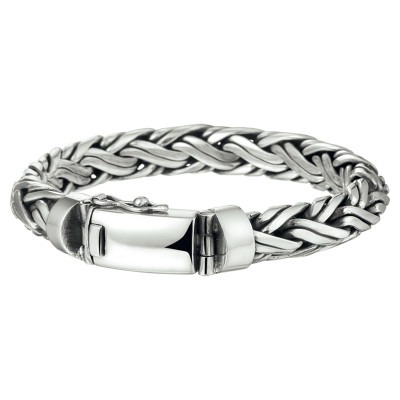 geoxideerde-zilveren-vossenstaart-armband-10-0-mm