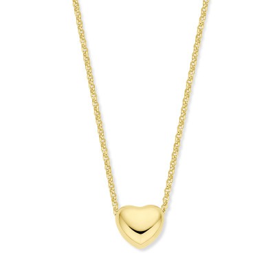 gold-plated-ketting-met-glanzend-hartje-9-mm-x-10-mm-lengte-40-45-cm