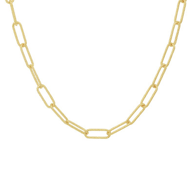 gold-plated-ketting-met-ovale-gedraaide-paperclip-schakels-4-3-mm-breed-lengte-40-44-cm