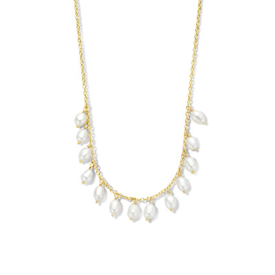 gold-plated-ketting-met-witte-parel-hangers-1-2-mm-breed-lengte-40-44-cm