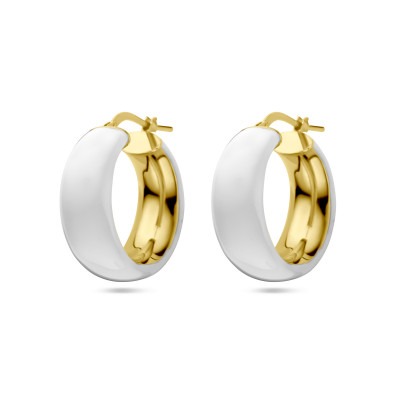 gold-plated-oorringen-met-witte-emaille-3-mm-breed-diameter-28-mm