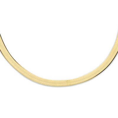 gold-plated-platte-gourmet-schakelketting-3-3-mm-lengte-40-5-cm