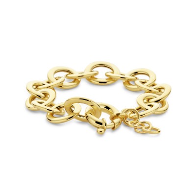 gold-plated-schakelarmband-met-ronde-ankerschakels-en-een-groot-springslot-15-mm-breed-lengte-17-20-cm