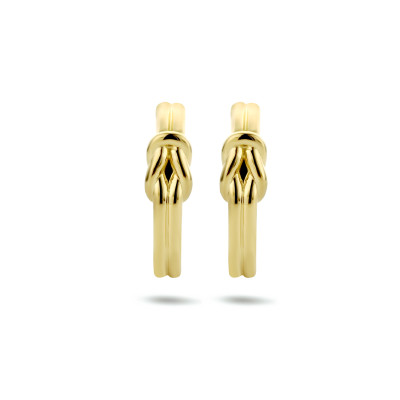 gold-plated-stekeroorringen-met-knoop-en-glanzend-afgewerkt-4-5-mm-breed-diameter-16-mm
