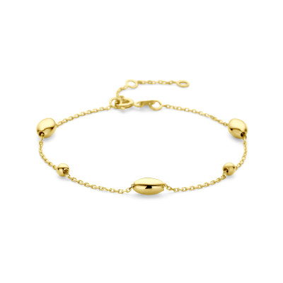 gouden-armband-met-diverse-ovaaltjes-en-bolletjes-lengte-16-cm-17-5-cm-19-cm