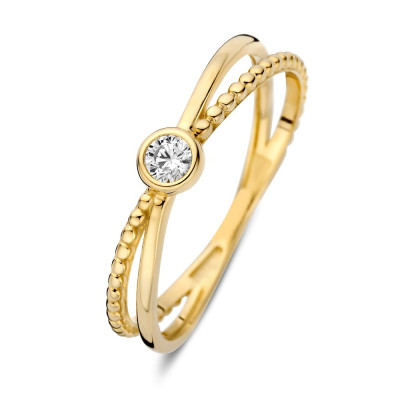 gouden-crossover-ring-met-transparante-zirkonia-en-bolletjes-band-4-mm-breed