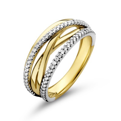 gouden-crossover-ring-met-vijf-rijen-en-diamanten-0-25-crt