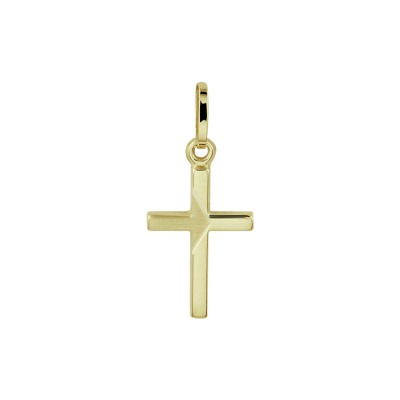 gouden-gediamanteerde-kruis-hanger-14-5-x-10-mm