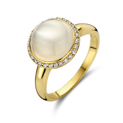 gouden-halo-ring-met-witte-maansteen-10-mm-en-diamanten-0-15-crt