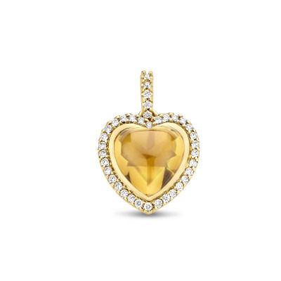 gouden-hanger-hart-met-citrien-en-diamant