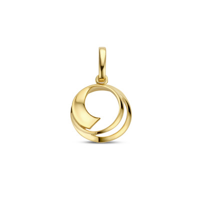 gouden-hanger-met-twisted-rondje-11-mm
