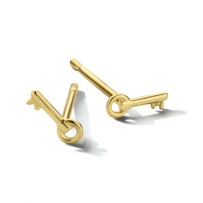 gouden-oorknopjes-in-sleutelvorm-2-5-x-6-5-mm