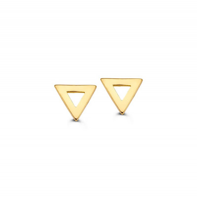 gouden-opengewerkte-oorknopjes-driehoek-hoogte-4-8-mm