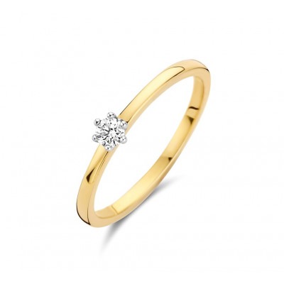 gouden-ring-met-diamant-0-10-crt