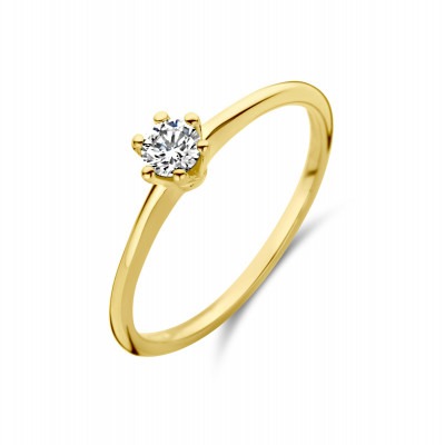 gouden-ring-met-een-diamant-van-0-20-crt